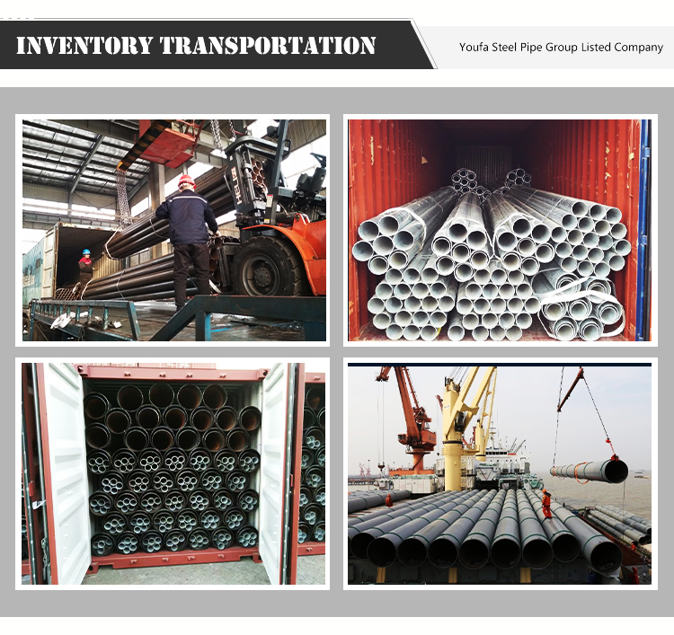 steel pipe loading