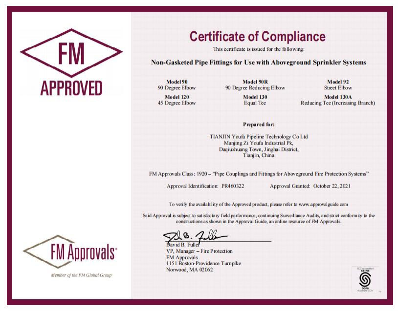 Fm-Certificates-For-Pipe-Fitting