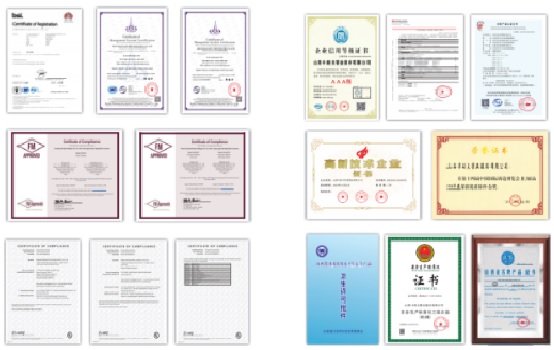 Youfa certificates